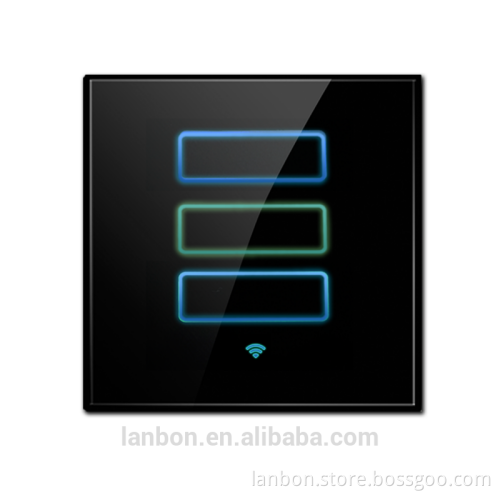 LANBON wifi smart switch for smart home, Glass panel, unique design for smart home automation